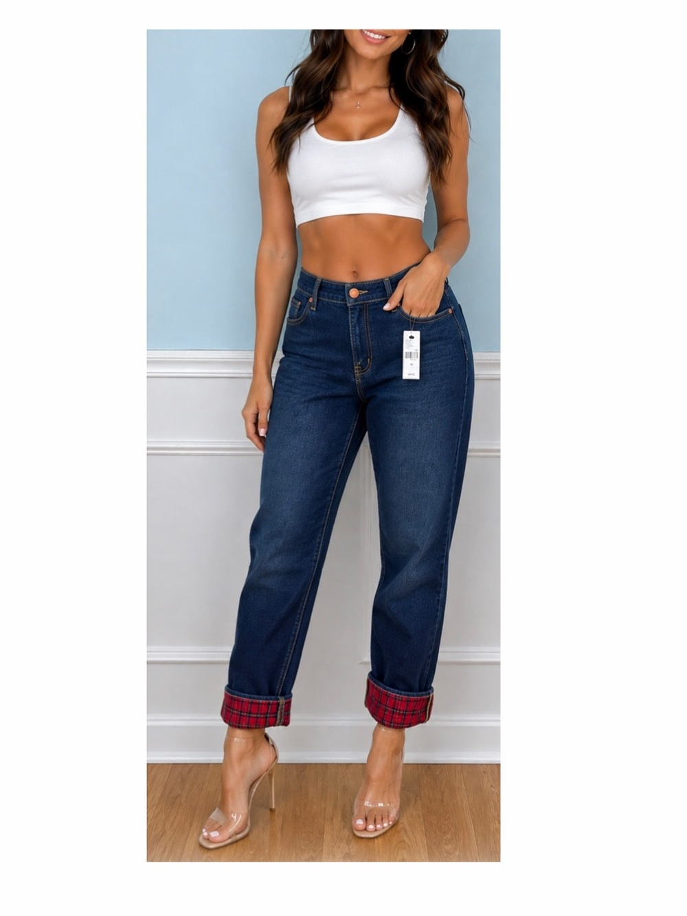 NWT Lane Bryant Boyfriend Cropped Jeans New size 20 $99.95 waist 40.25” - 42”